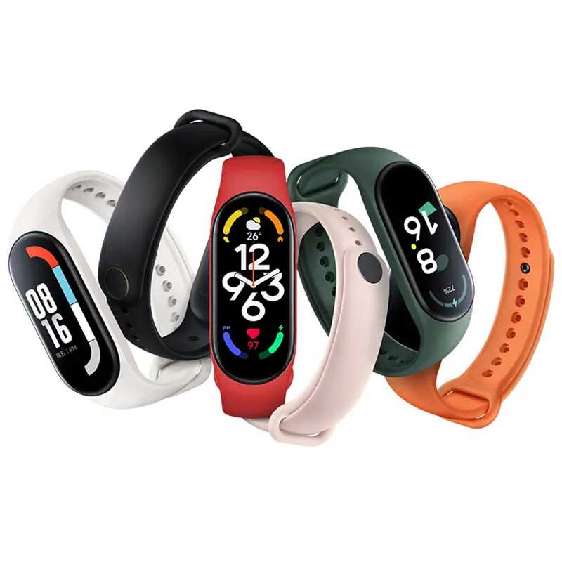 Ремешок силиконовый для Xiaomi Mi Band 7, браслет для смарт-часов Xiaomi Mi Band 4 5 6 7 NFC Correa Mi Band 6 5 4 3 Аксессуары для часов