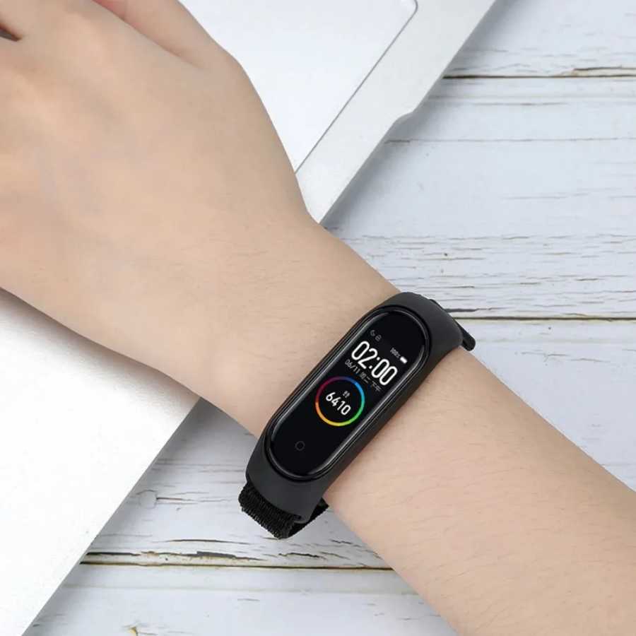Фотография №3 товара Нейлоновый ремешок с петлей для Xiaomi Mi Band 10, 9,