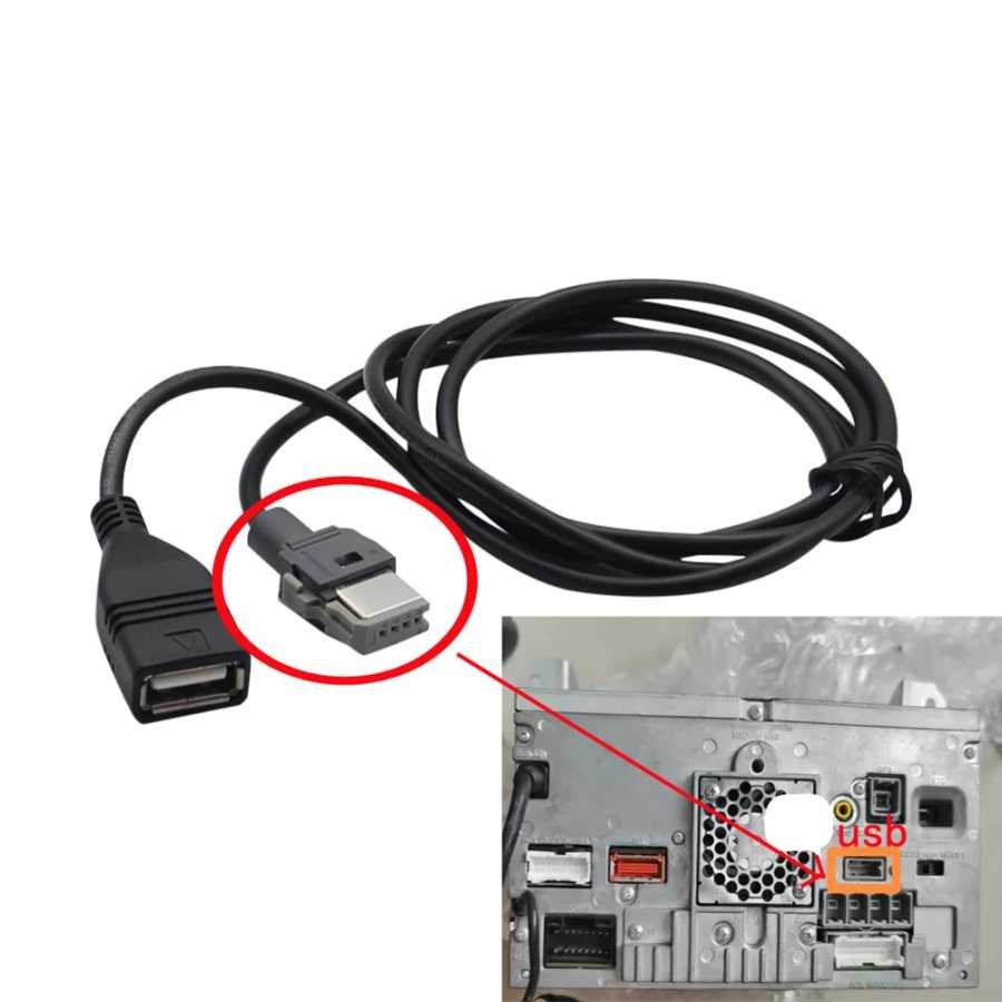 Alpine USB-адаптер Автомобильный USB-адаптер Автомобильный навигационный кабель для головное устройство Радио USB-адаптер Кабель подходит для Alpine Head Unit Автоэлектроника