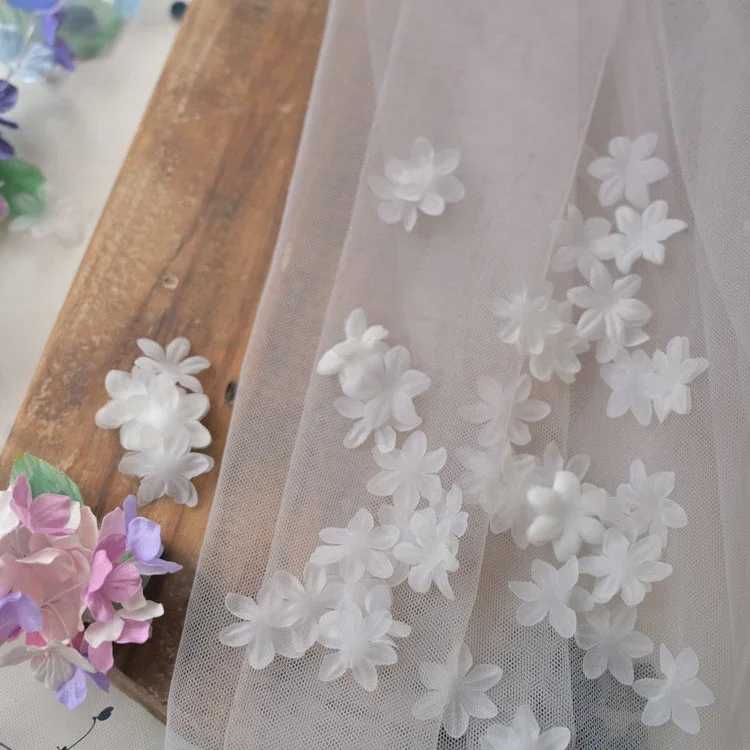 Фотография №2 товара 100 шт./упак. 2,3 см лепестки из органзы DIY 3D цветок.