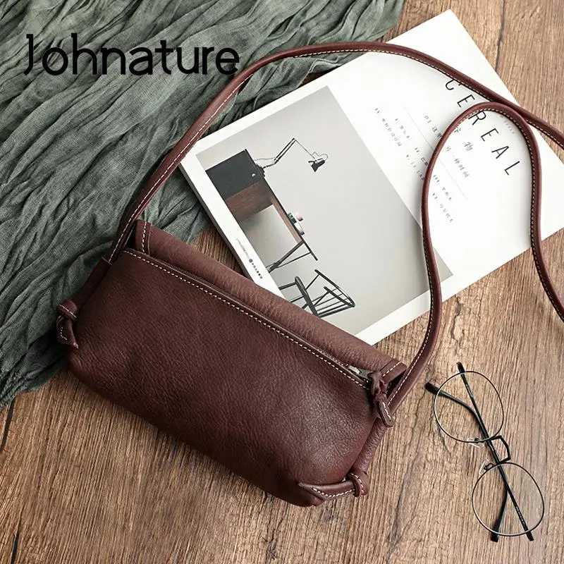 Фотография №4 товара Сумка женская Johnature ручной работы из мягкой натуральной кожи, новинка