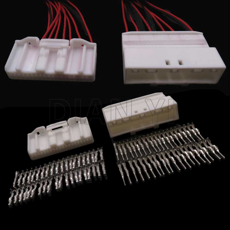1 компл. 40 Way Starter 1318389-1 Авто маломощный мультимедийный навигационный проводной разъем для Nissan 1674312-1 Электротехническое оборудование
