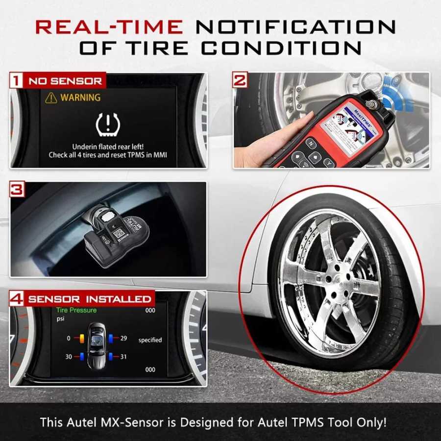 Фотография №1 товара Autel MX Sensor 433 315 МГц TPMS Датчик Инструменты для