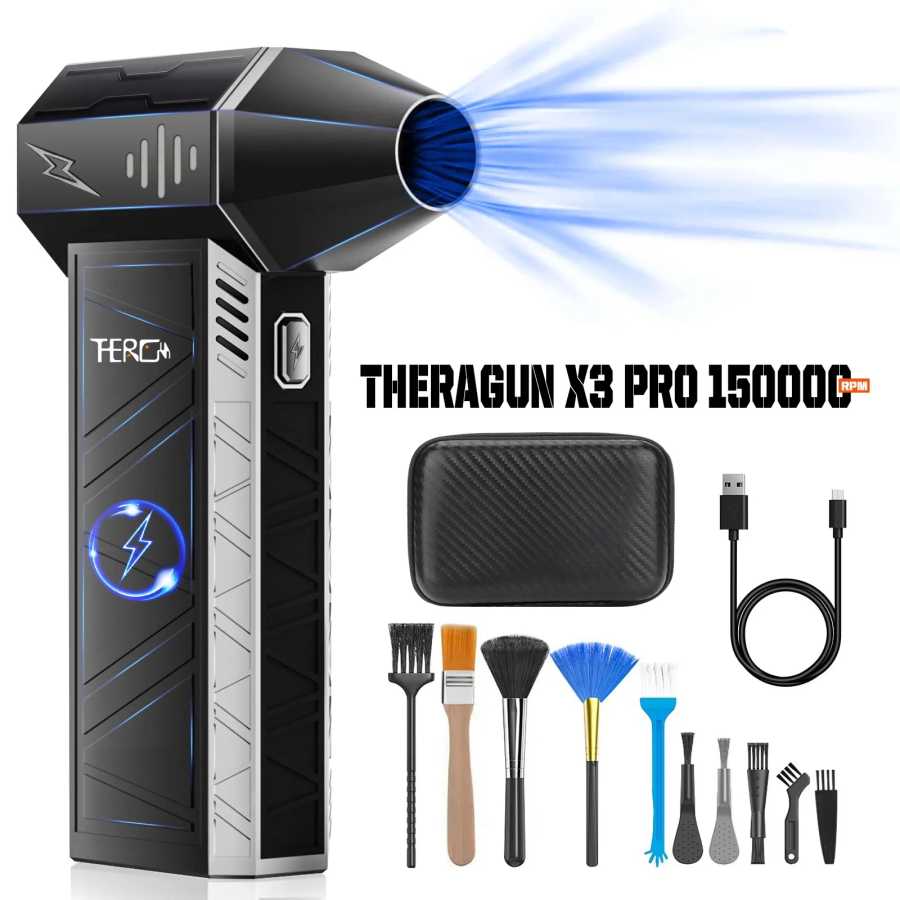 Мощный портативный турбовентилятор X3PRO Mini Jet-150000RPM для сушки автомобилей/ПК/дома, промышленный воздуходув для воздуховодов Вентиляторы, промышленные вентиляторы и вытяжное оборудование