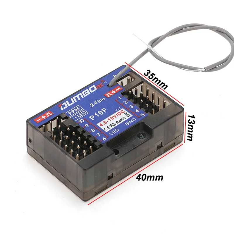 Фотография №5 товара DUMBORC P6FG X10FG P6DC X4FMG MINI 4CH 6CH 10CH Приемник