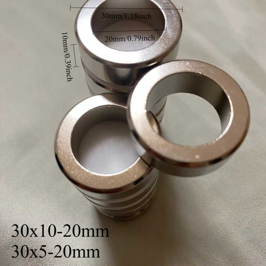 Кольцо N52 30x5-20 30x10-20 магниты Отверстие 20, двигатель скутера Aimant Search, генератор холодильника, завод по индивидуальному заказу, сделай сам, холодильник, наука Крепеж и скобяные изделия