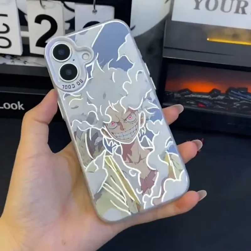 Чехол для телефона 3D One Piece Luffy Nika Man для iPhone 11 12 13 14 15 16 17 Pro Max Air Plus Japan Anime Gear 5, противоударный чехол Чехлы и чехлы для мобильных телефонов