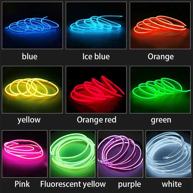 Фотография №4 товара Подсветка для салона автомобиля, rgb-подсветка для салона автомобиля, светодиодная подсветка