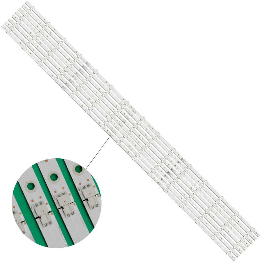 Комплект 16 шт. светодиодная лента для подсветки для 58PUS8505/12 58PUS8505/60 58PUS6805/62 LB58009 V1_00 LB5800J Серверы и промышленный компьютер