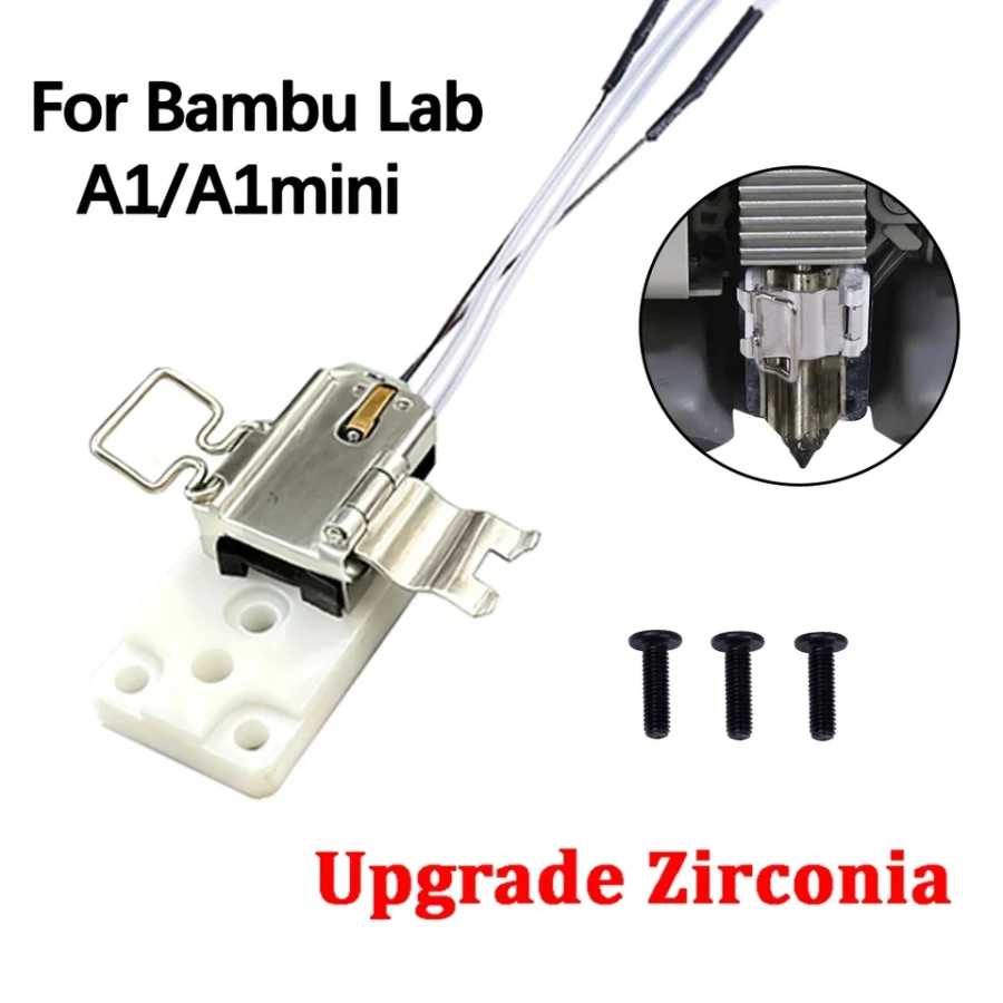 Обновленный нагревательный блок хотэнда для Bambu Lab A1/A1 Mini, высокотемпературный, для Bambu Lab A1 Mini, аксессуары Bambulab 3D-печать