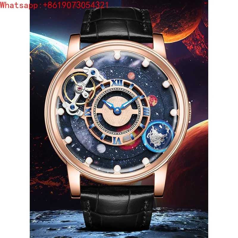Мужские высококачественные автоматические механические часы The Great Qin Empire Celestial Watch Часы по индивидуальному заказу
