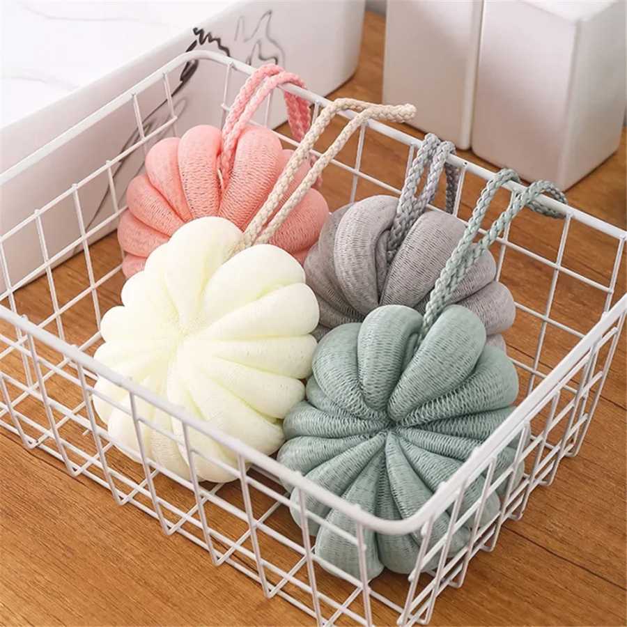 Фотография №1 товара Пузырьковый шарик для ванны, отшелушивающий скруббер, мягкая сетка для душа,