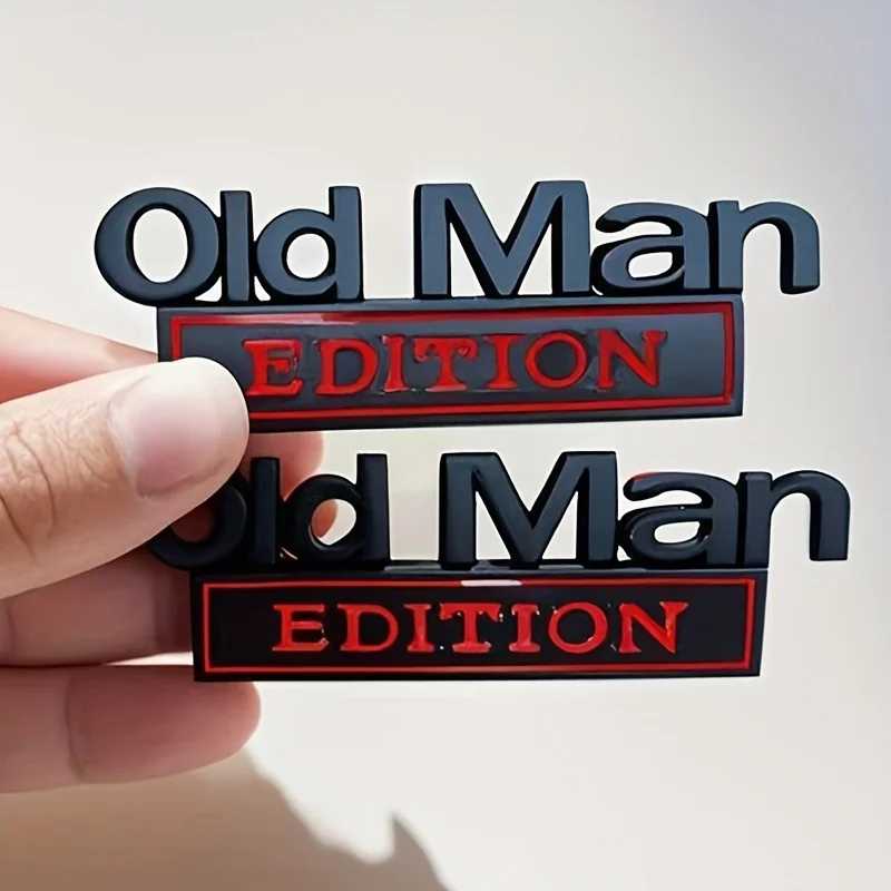 Фотография №1 товара Old Man Edition 3D эмблема наклейка значок на крыло забавные