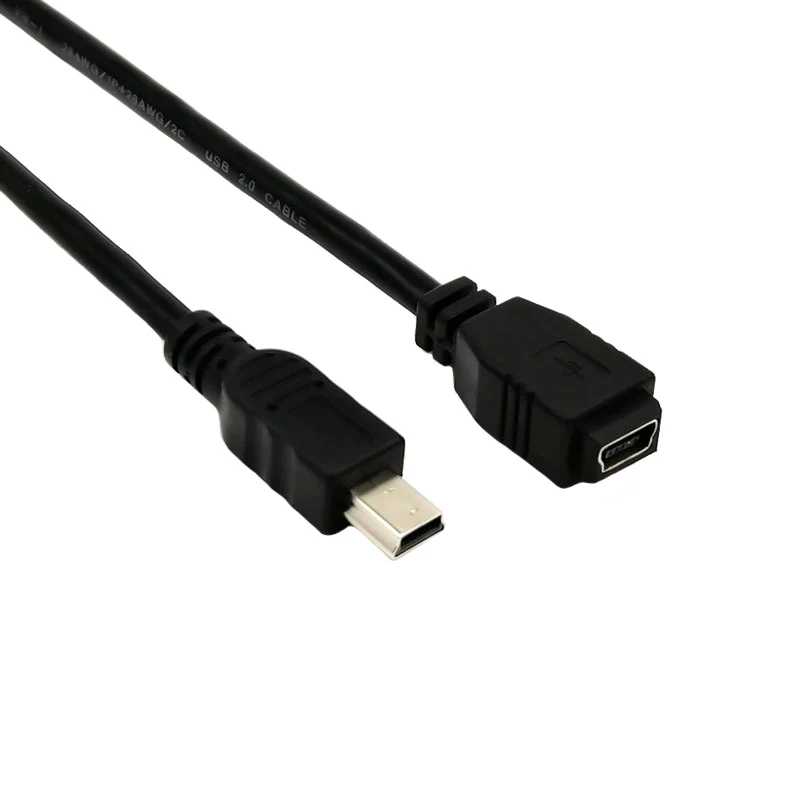 Мини USB 5 pin типа &laquo;папа&raquo; к женскому синхронизации данных Зарядное устройство Удлинительный кабель применимо к регистратор автомобиля GPS навигатор Аксессуары и запчасти