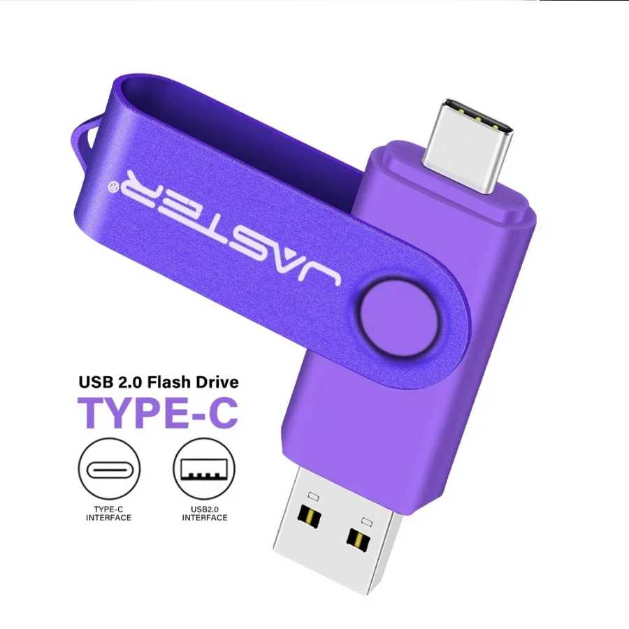 TYPE - C USB флэш - накопитель 128 ГБ ручка 64 ГБ Бесплатная цепочка ключей Память Креативный бизнес Подарок Красная флешка синий 32G Хранение данных