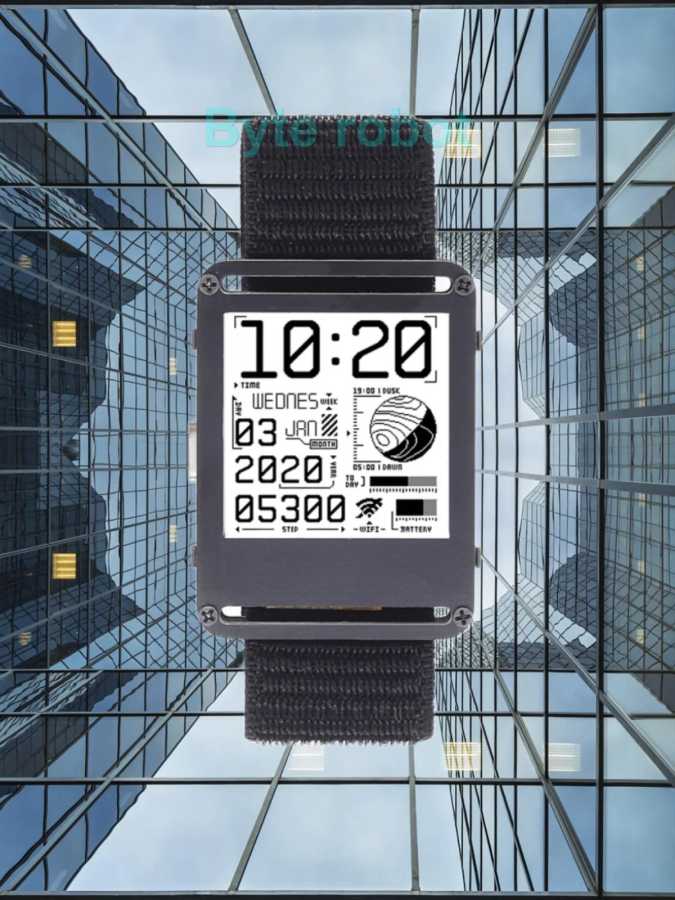 Фотография №4 товара ESP32 Open Source Watchy V2.0: Умные часы с E-ink дисплеем