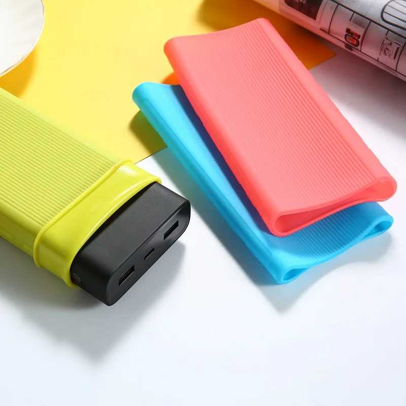 Силиконовый защитный чехол для 10000 мАч PLM09ZM, двойной USB, силиконовый противоскользящий чехол для предотвращения столкновений Аксессуары для мобильных телефонов