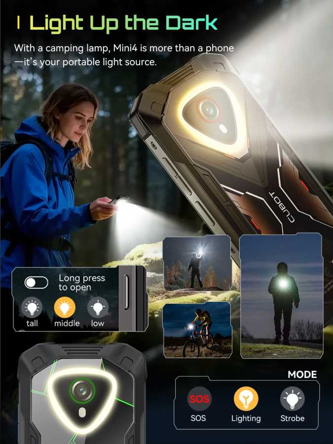 Фотография №4 товара Мини-защищенный смартфон Cubot KingKong MINI 4 с Android 15, 4,7-дюймовый