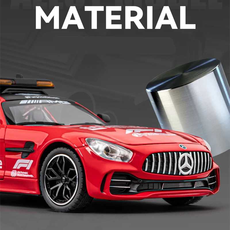 Фотография №1 товара Модель спортивной безопасной машины Benzs-GT GTR из сплава, модель литая