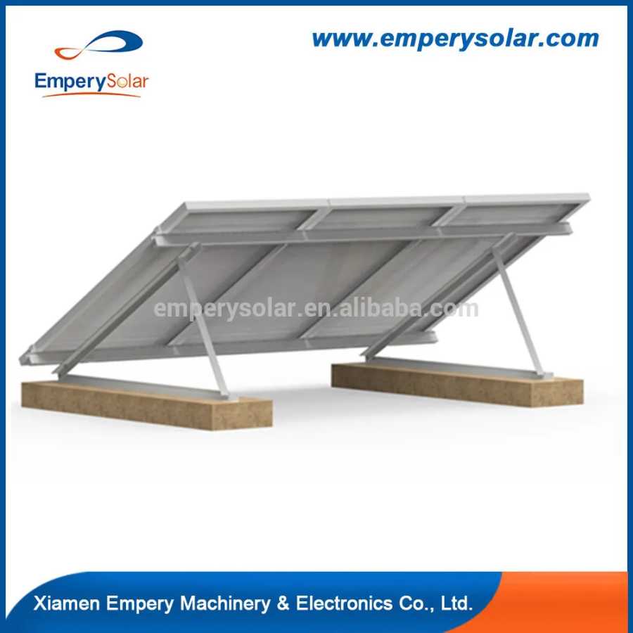 Фотография №1 товара Система крепления солнечных панелей для плоских крыш PV Module Photovoltaic