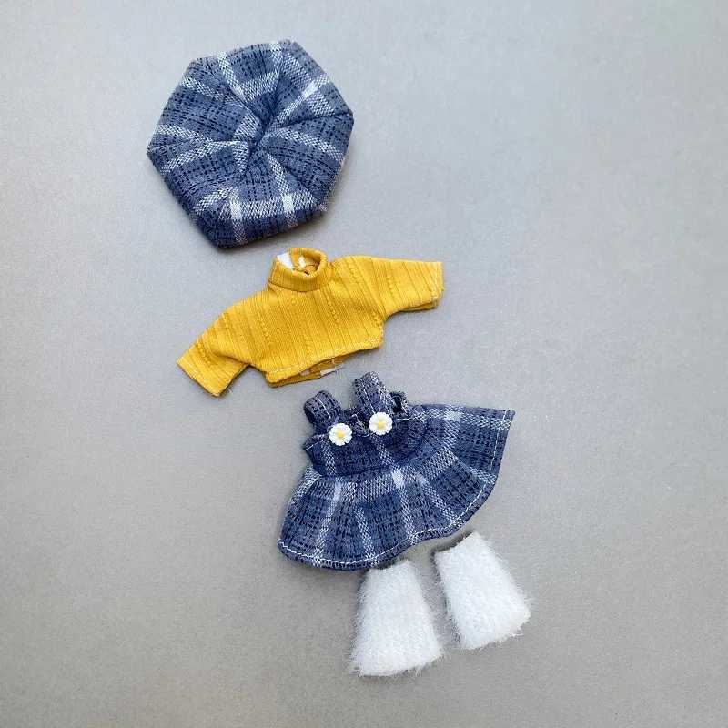 Комплект одежды для куклы 16 см: милый повседневный наряд для кукол BJD 1/8, OB11, YMY, GSC, а также аксессуары для кукол 1/12 Куклы и аксессуары