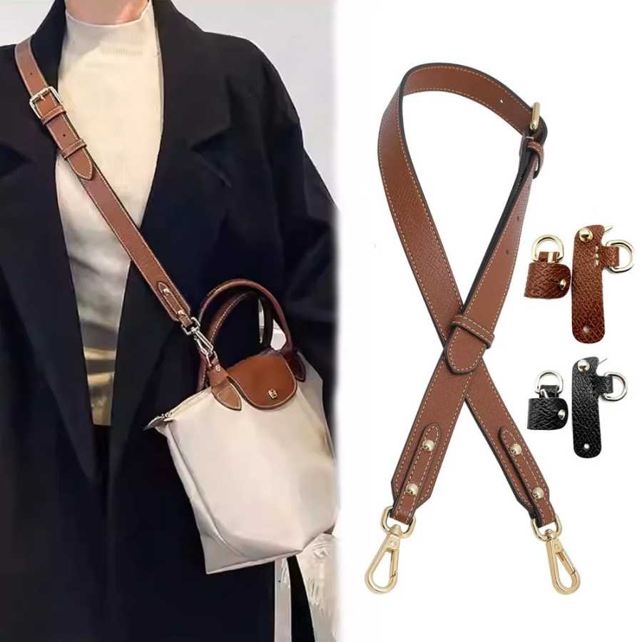 НОВЫЙ регулируемый ремень для сумки Longchamp, аксессуары для сумки, короткая ручка, маленький размер, модификация без перфорации, плечевой ремень Детали и аксессуары для сумок