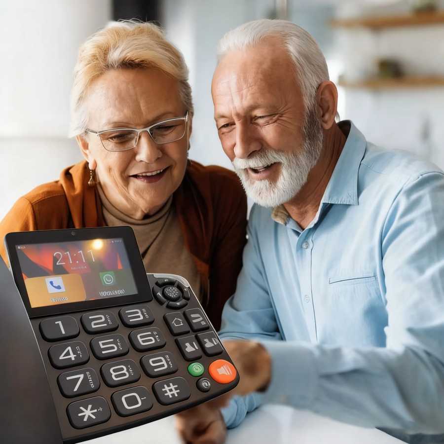 Фотография №2 товара 4G стационарный беспроводной телефон с SIM-картой, поддержкой Google Play, беспроводной