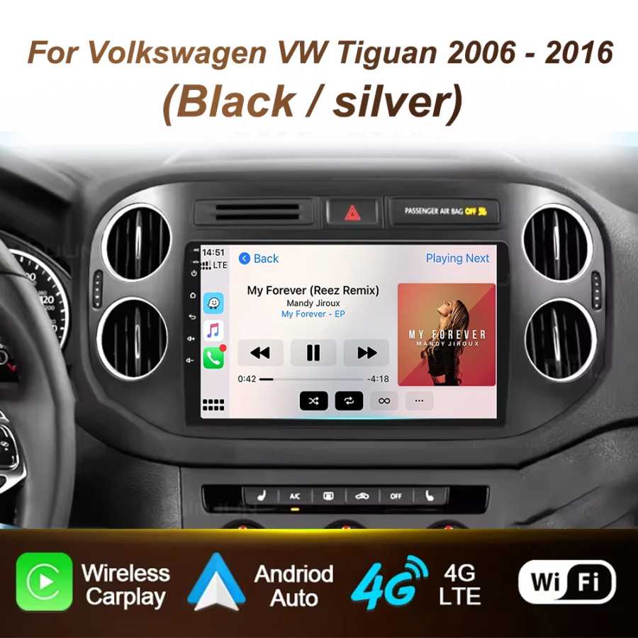 Android авто мультимедиа для VOLKSWAGEN VW GOLF 5 PLUS TIGUAN 2007-2016 Автомобильный радиоприемник Видео GPS-навигация Carplay 2din DVD Стерео 5G Автоэлектроника