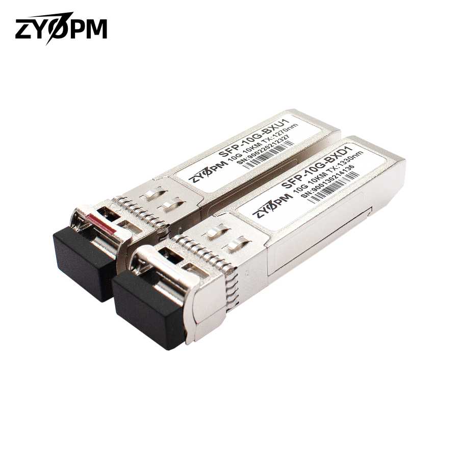 10G SFP+ BIDI 10-100 км, трансивер 1270 нм/1330 нм для Cisco SFP-10G-BX20D-I/SFP-10G-BX20U-I, Ubiquiti, Mikrotik, D-Link и многое другое Оборудование для связи