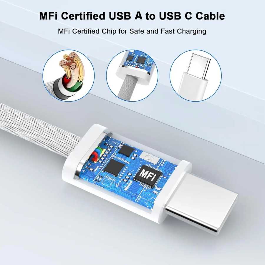 Фотография №1 товара Оригинальный кабель для быстрой зарядки PD USB-C мощностью 60 Вт