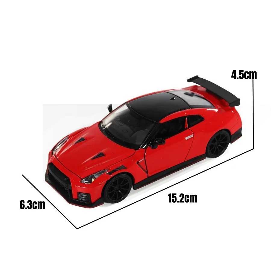 Фотография №3 товара Машинка-модель Nissan GTR R35 NISMO 1:32, литая из металла, со