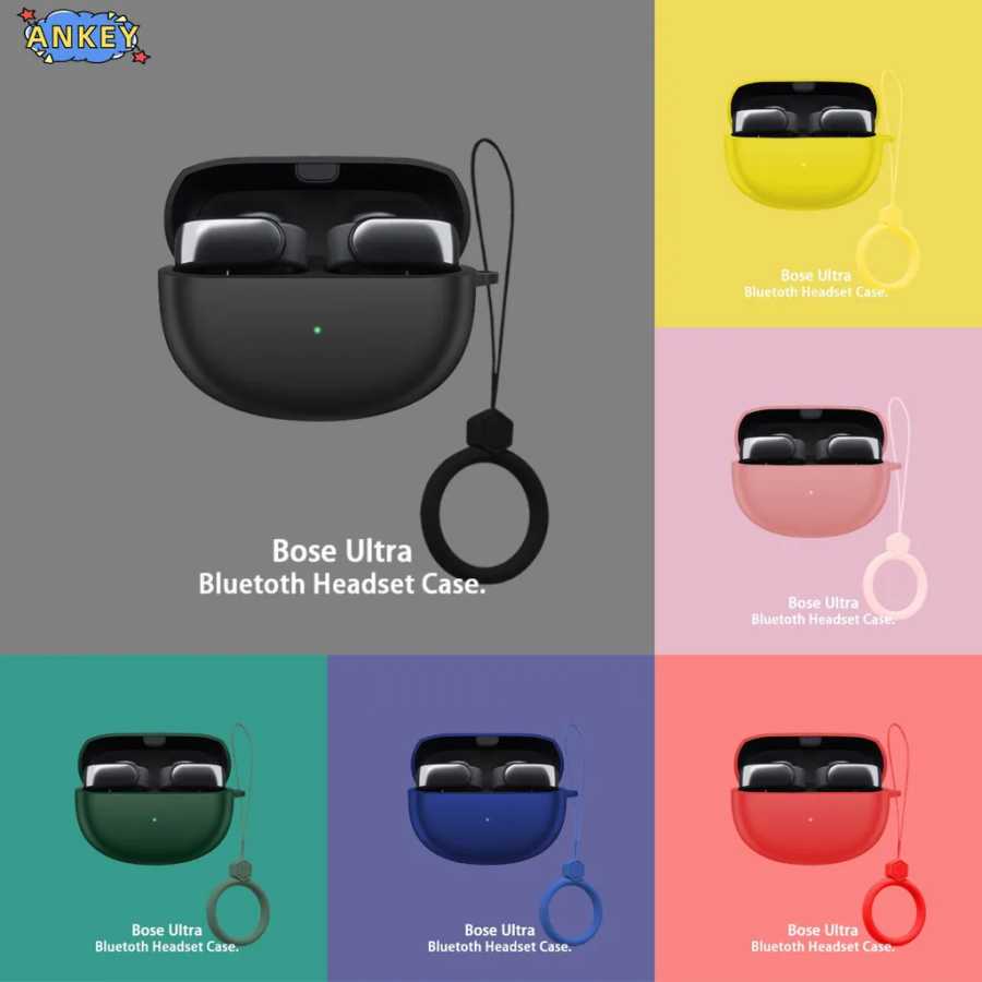 Для Bose ультра открытый чехол для наушников защитный чехол для наушников кольцо против падения мягкий силиконовый чехол для беспроводных наушников Портативное аудио и видео