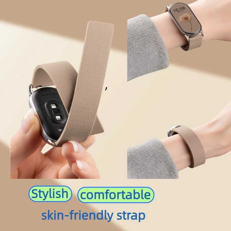 Силиконовый ремешок для Xiaomi Watch Band 8/9/10, 14 мм, магнитный, с NFC, для Xiaomi Mi Band 10 9 8, аксессуары для ремешков Умная электроника