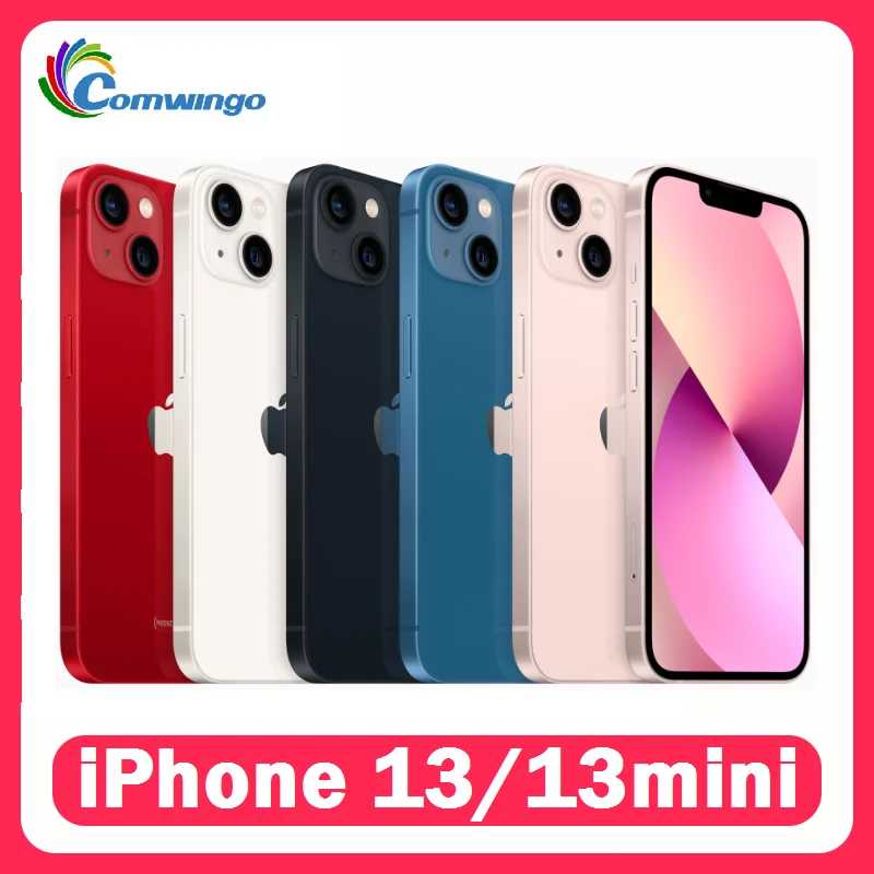 iPhone 13/13 mini A15 IOS 5G Face ID 128 ГБ/256 ГБ ПЗУ OLED-экран разблокированный мобильный телефон iphone 13/13 mini Б/У и восстановленные телефоны