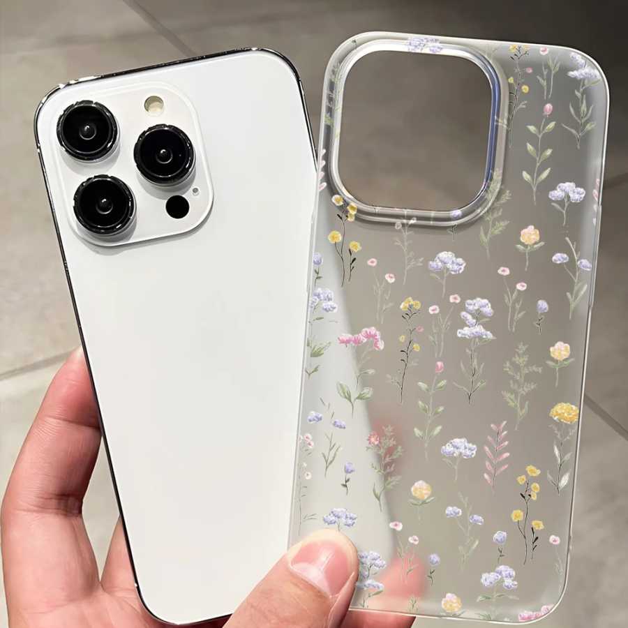 Фотография №4 товара Прозрачные матовые чехлы для iPhone 17, 16, 15; чехол для