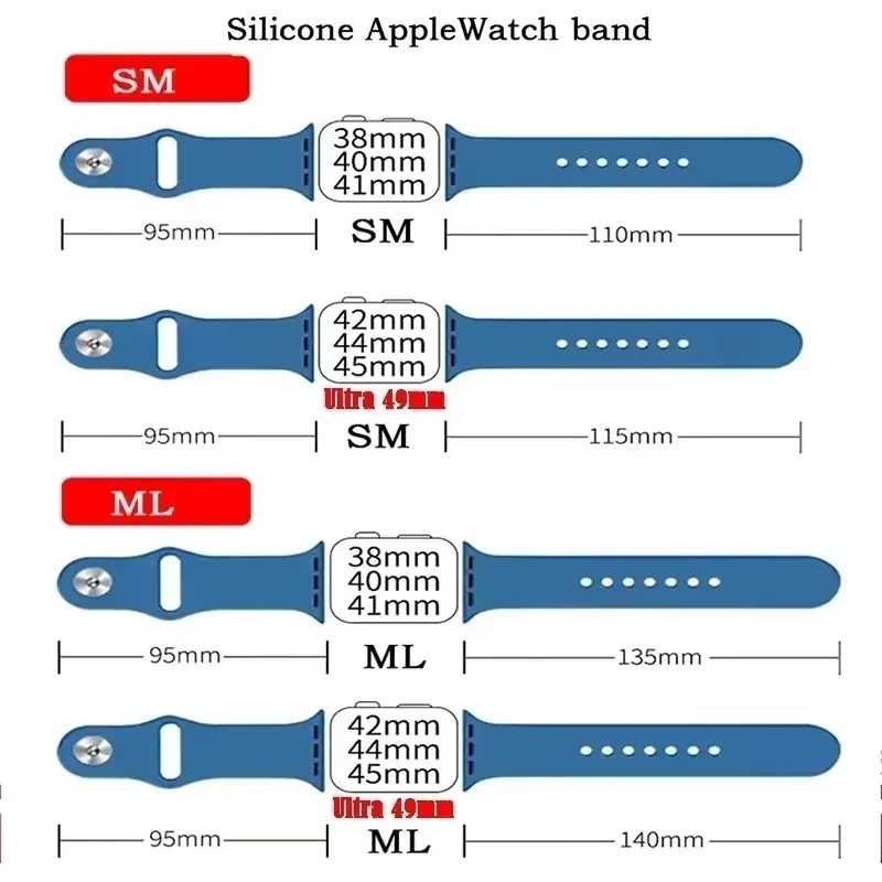 Фотография №4 товара Ремешки для Apple Watch 44 мм, 40 мм, 45 мм,