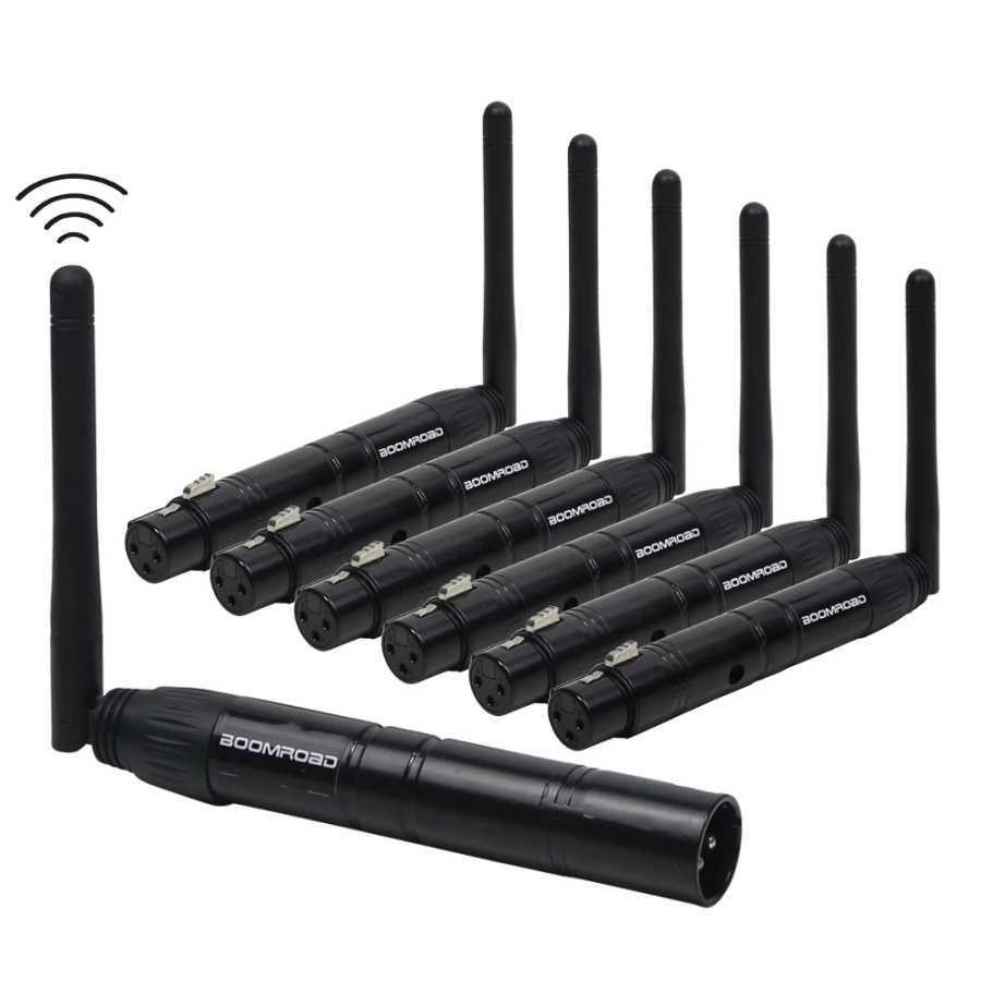 Беспроводной DMX-передатчик/приемник 2.4G ISM XLR Dfi DMX512 для дискотек, DJ-вечеринок, баров, сценического освещения, PAR-светильников и движущихся головных светильников Коммерческое освещение