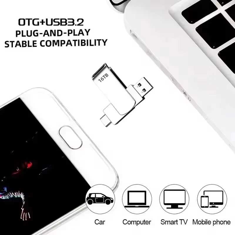 Фотография №2 товара Новые флеш-накопители USB 3.2 на 16 ТБ: высокоскоростная передача данных,