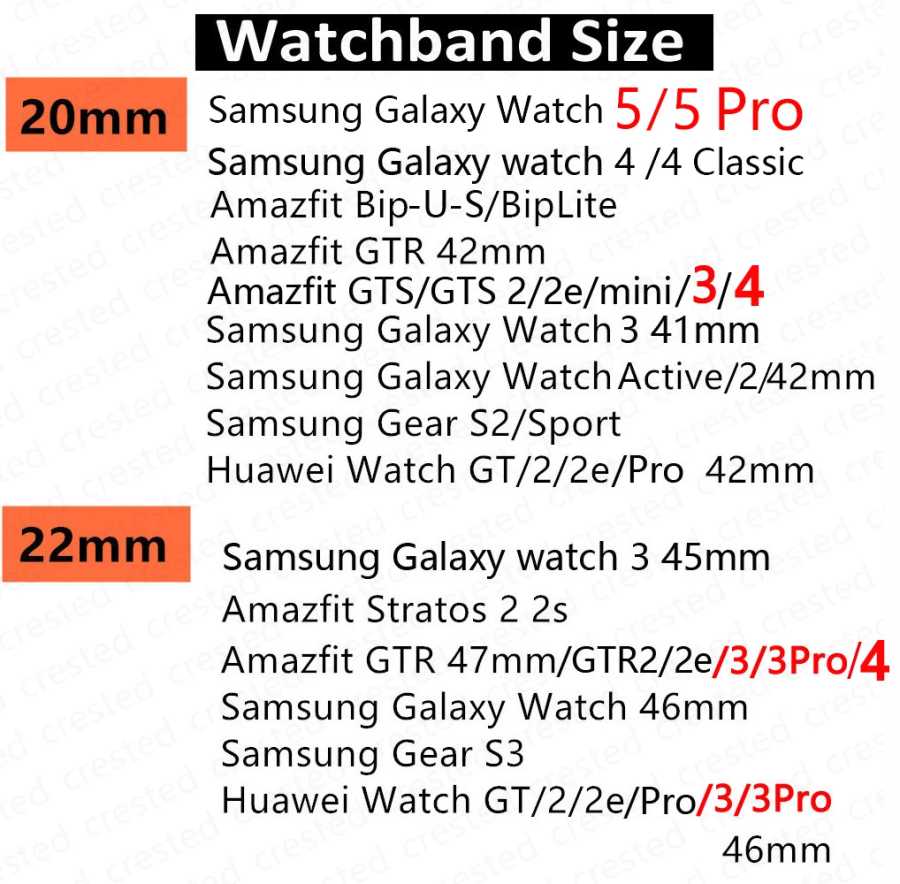 Фотография №5 товара Ремешок 20 мм/22 мм для Amazfit GTS 4/2/GTS2 Mini/GTR/4/3/Pro/GTR2, нейлоновый