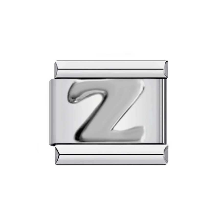 Фотография №4 товара 26 английских букв A-Z, имя на заказ, 9 мм, звенья,