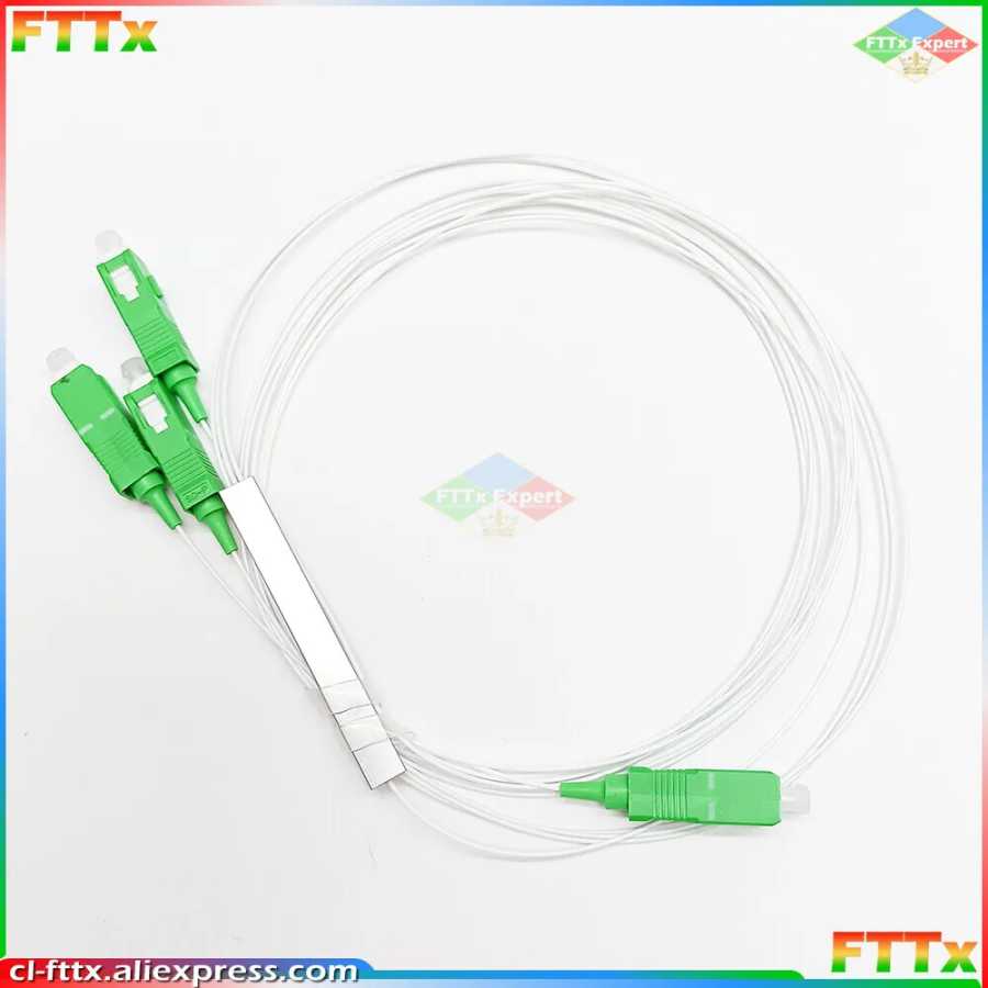 Высококачественный ПЛК-Сплиттер 1X3 SC/APC SM 0,9 мм G657A1 PVC 1 м фтт Оборудование для связи