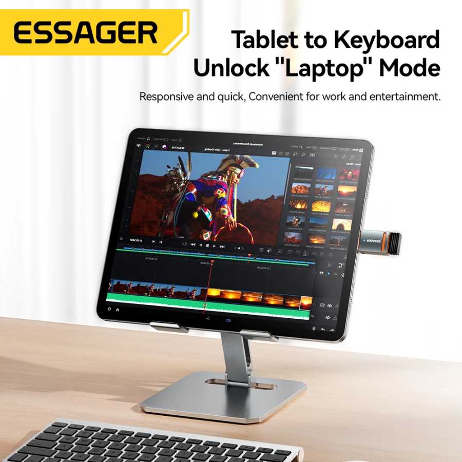Фотография №4 товара Essager USB3.0 OTG адаптер Type-C USB-A Micro Female to USB