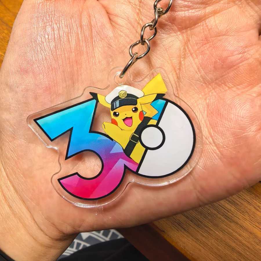 Фотография №4 товара Акриловый брелок к 30-летию Pokemon: 50 видов милых мультяшных персонажей,