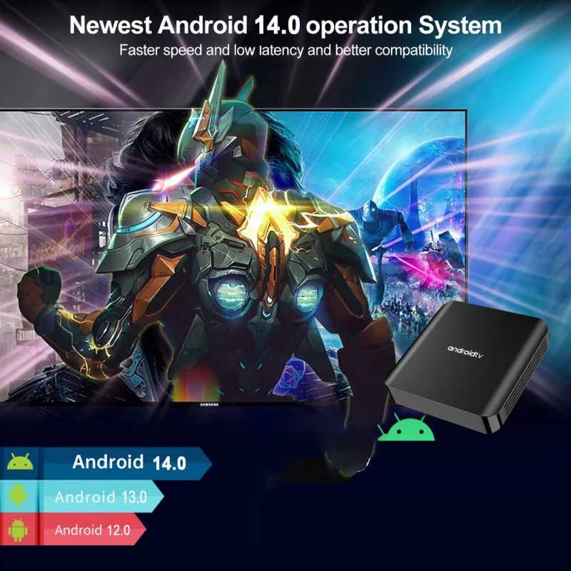 Фотография №1 товара ТВ-приставка TV98 ATV Plus 8 ГБ 128 ГБ Android14 Allwinner