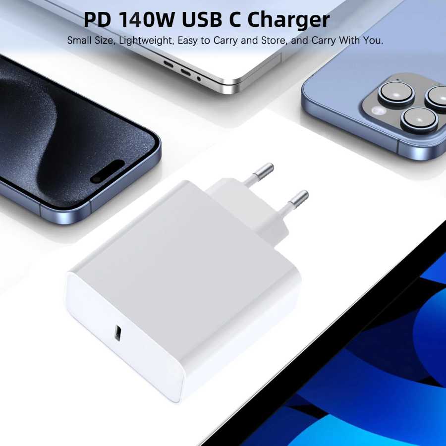 Фотография №4 товара PD3.1 140 Вт GaN Зарядное устройство 28V5A 20V5A Type-C USB