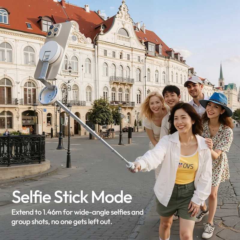 Фотография №2 товара Ulanzi MT-85 Автоматический штатив для телефона Magsafe Selfie Stick для
