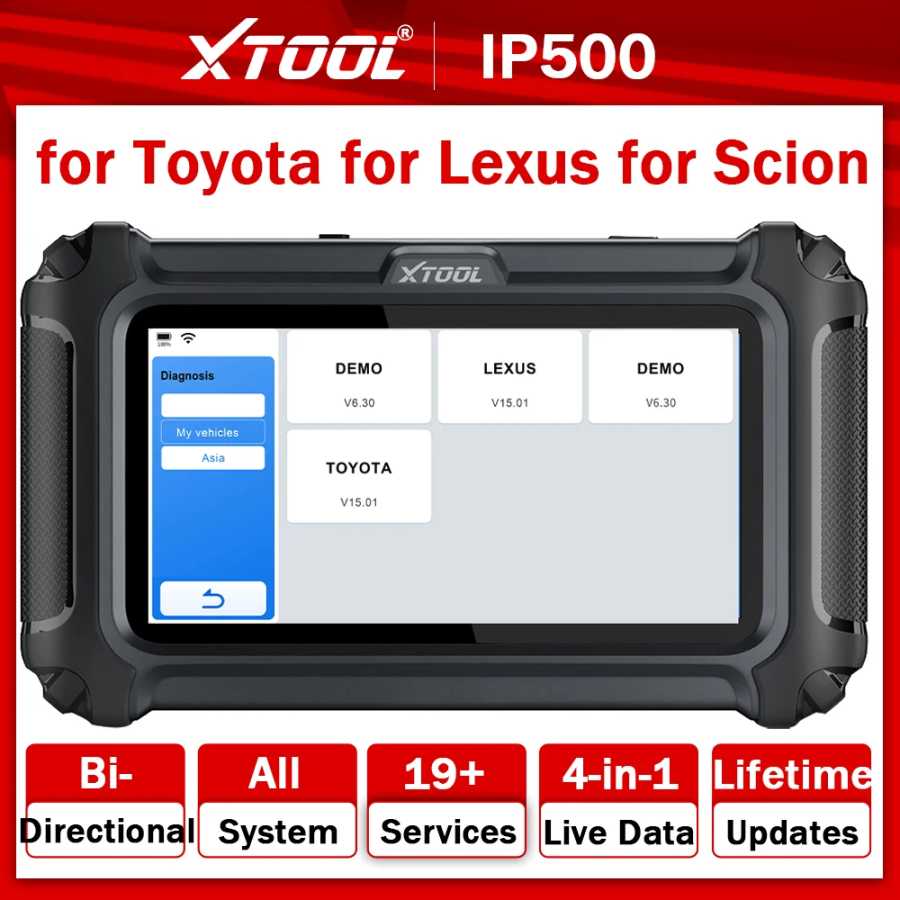 XTOOL InPlus IP500 для Toyota, Lexus, автомобильный диагностический инструмент OBD2, всесистемный диагностический сканер двунаправленного управления, 19+ сброс Инструмент для ремонта автомобилей