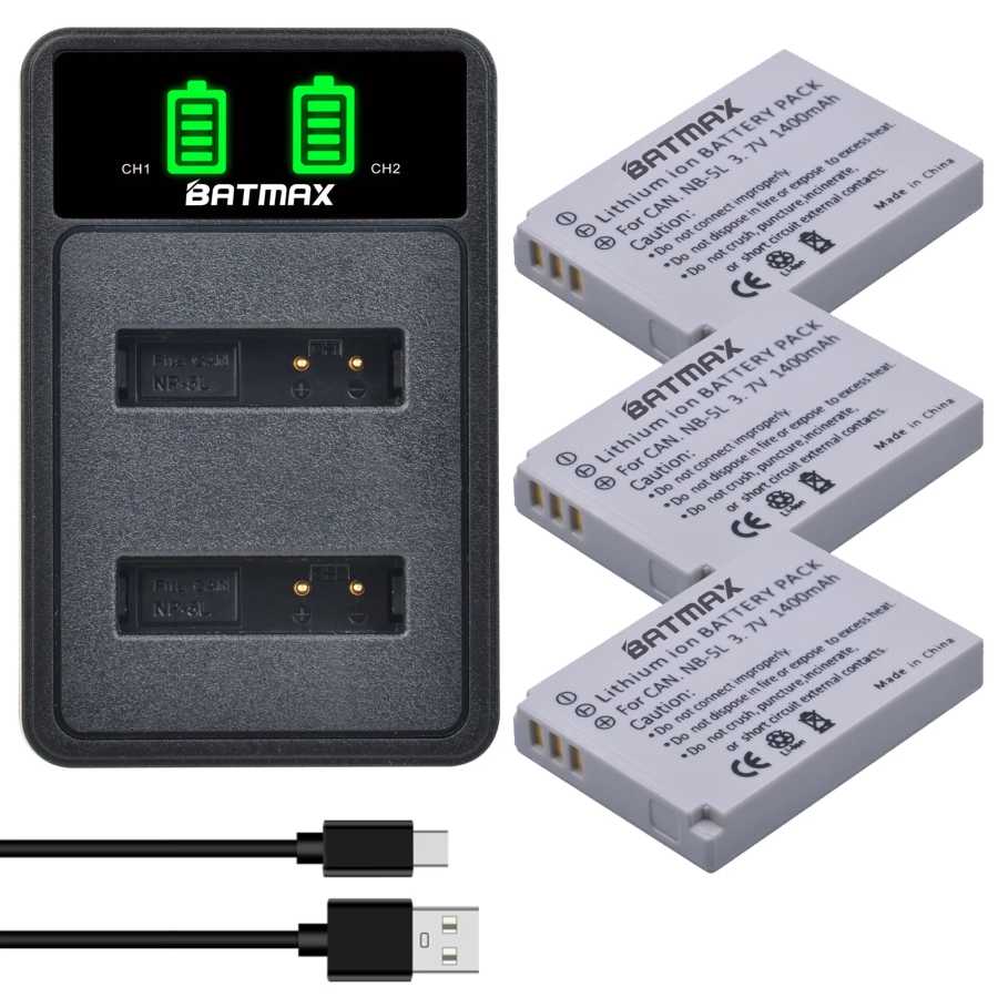 Батарея Batmax NB-5L Bateria NB 5L NB5L + двойное зарядное устройство со светодиодной подсветкой для Canon Powershot S100 SX200 SX210 IS SX230 HS SD790 SD850 SD890 Аксессуары и запчасти