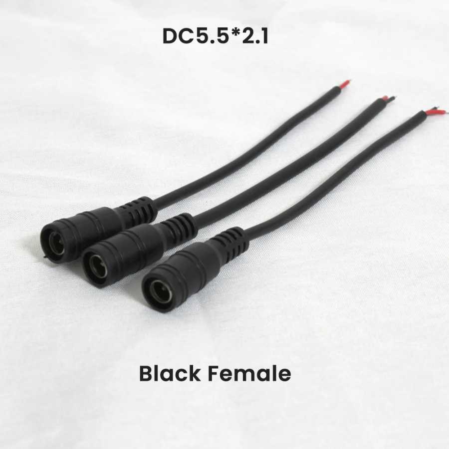 Фотография №4 товара Разъем 22AWG постоянного тока 5,5x2,1 мм, штекер/гнездо, кабель питания, разъем