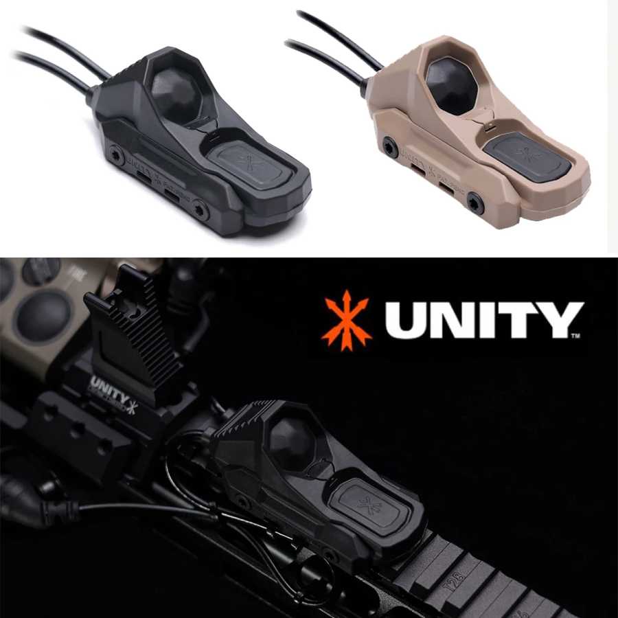 Тактический выносной переключатель UNITY AXON с двойной функцией для фонарей SureFire M300 M600, PEQ, NGAL 2.5, 3.5, Crane Охота